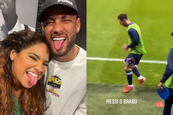 Sarah Beatriz e Messi