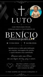 A família de Gustavo Simões e Letícia Vieira lamentaram a perda de Benício A família de Gustavo Simões e Letícia Vieira lamentaram a perda de Benício