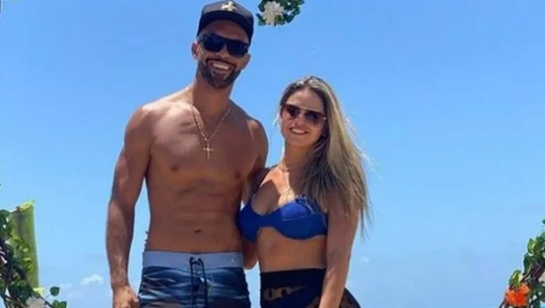 Leandro Euzebio e esposa