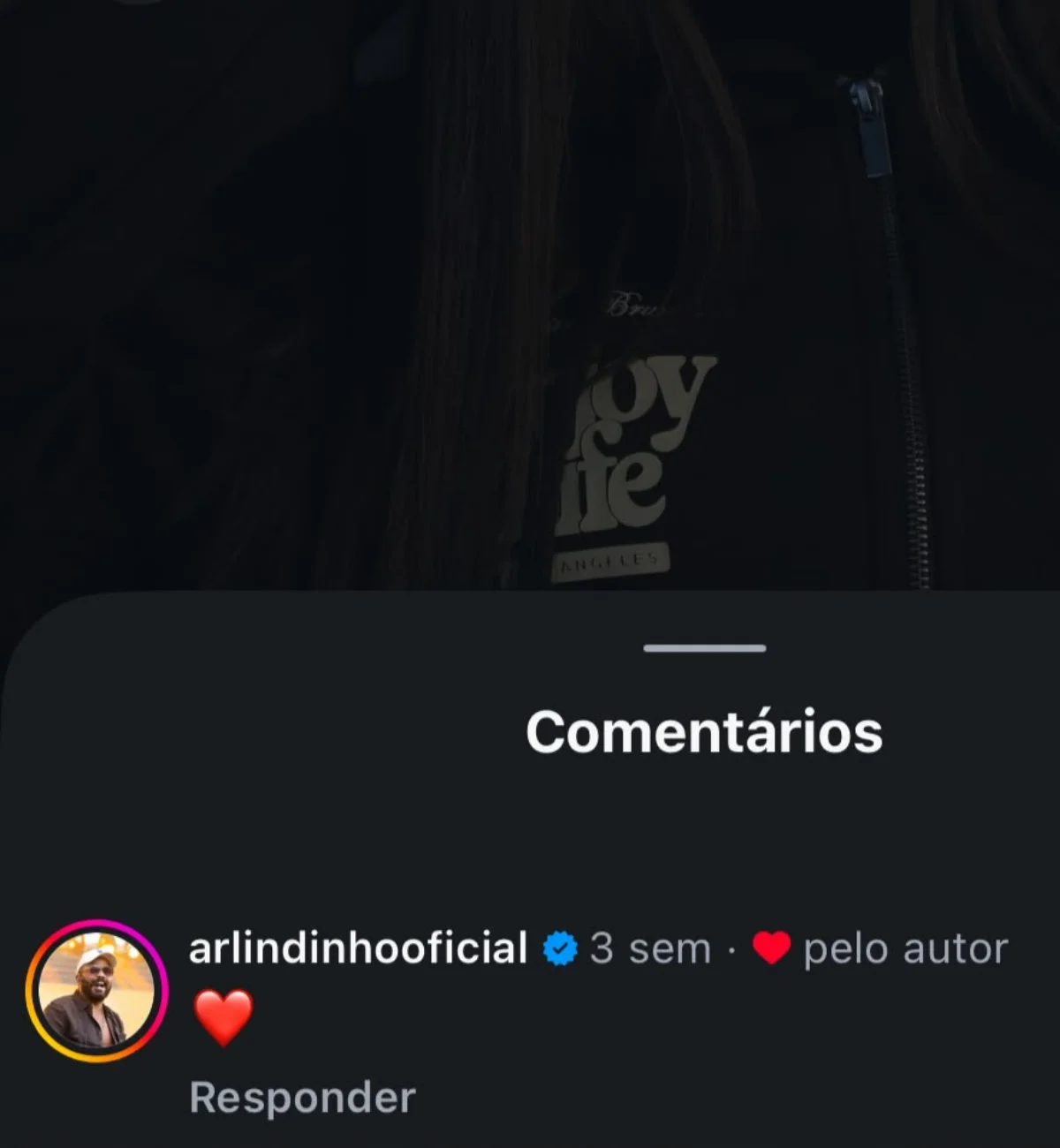 Arlindinho deixou curtidas e comentários no post da morena. Arlindinho deixou curtidas e comentários no post da morena.
