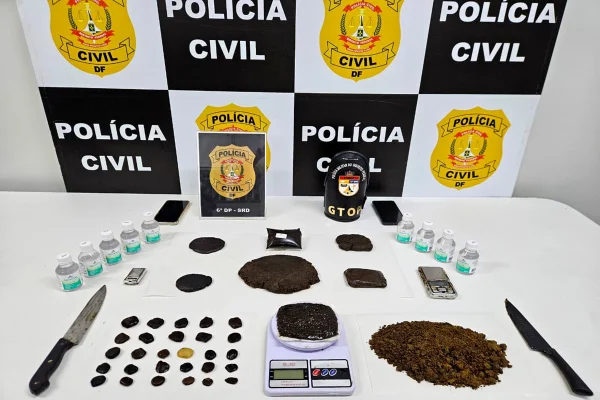 Polícia fecha laboratório de haxixe “Ice” e prende traficante no DF