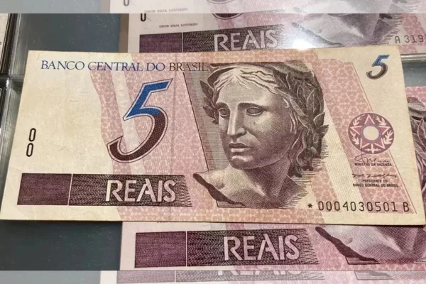 nota de R$ 5