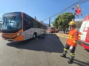 Corpo de Bombeiros foi acionado e prestou socorro à vítima 