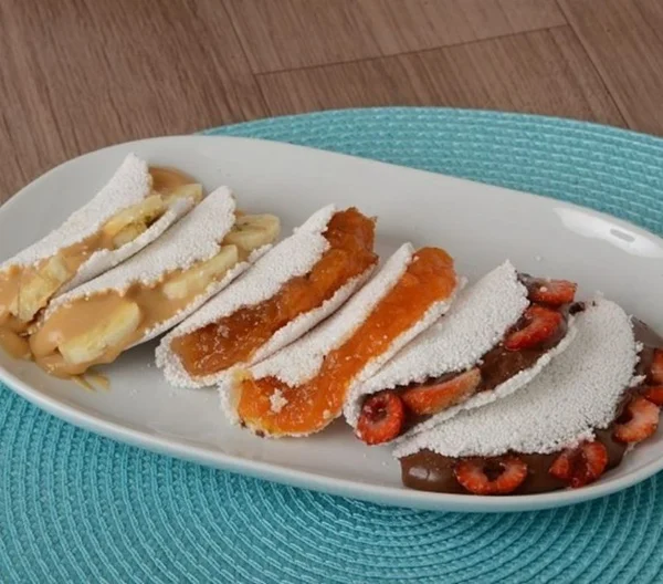 diversos sabores de tapiocas doces