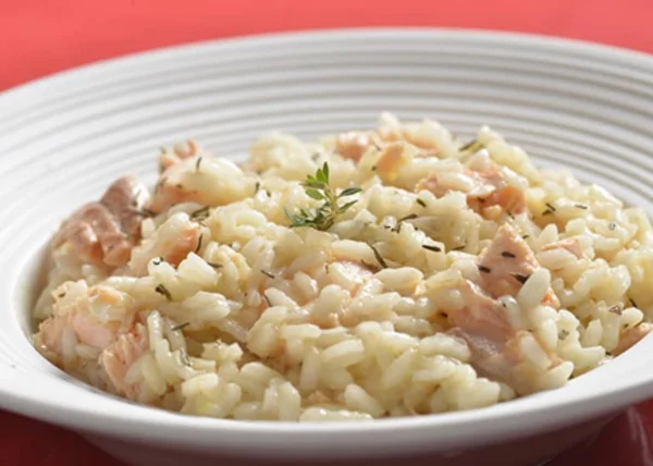 risoto de salmao