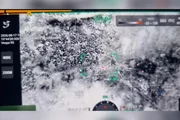 Durante o sobrevoo do drone, foram utilizados sensores com câmera térmica Durante o sobrevoo do drone, foram utilizados sensores com câmera térmica
