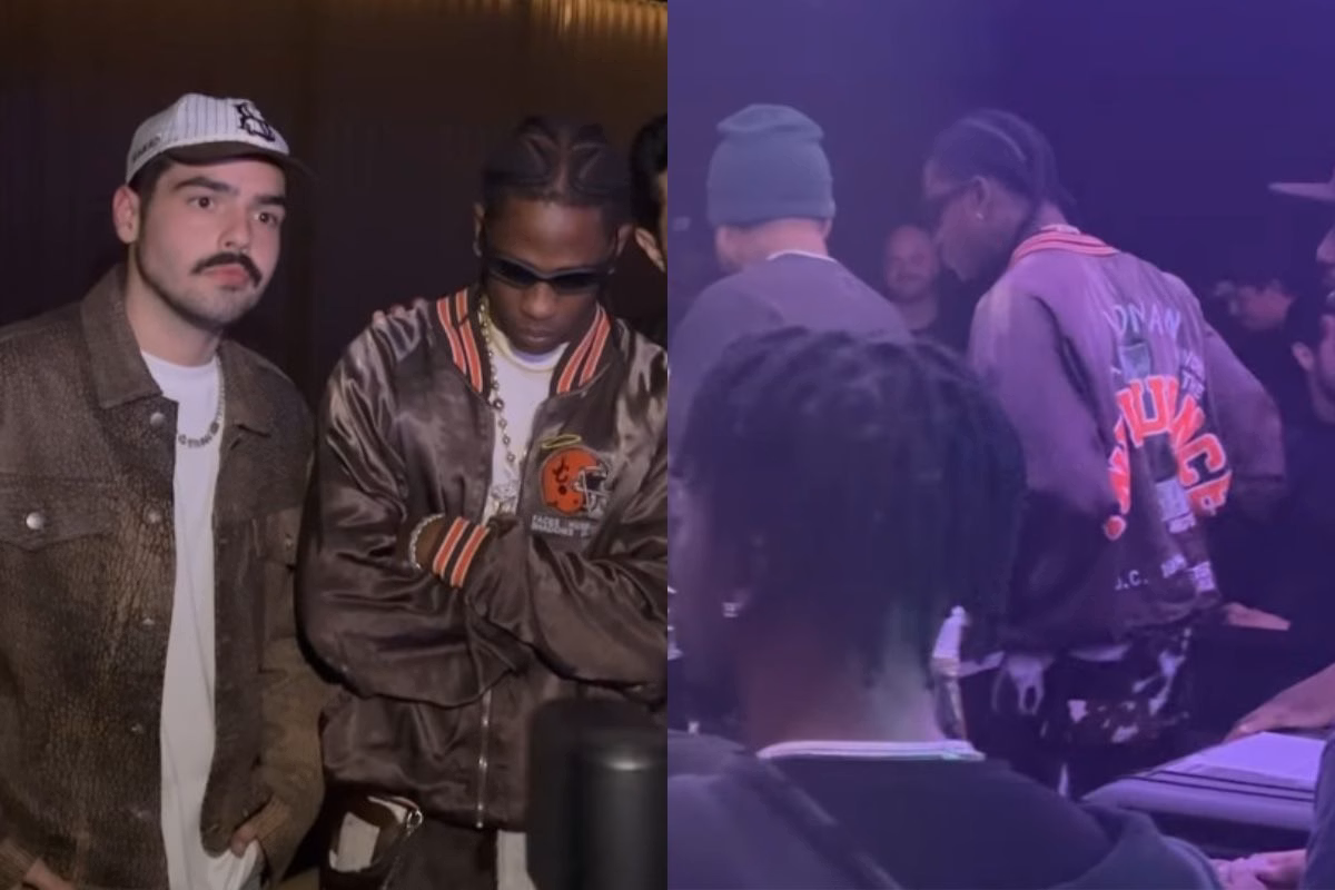 João Silva reúne famosos e recebe Travis Scott em after exclusivo 5 Foto de João Silva com Travis Scott