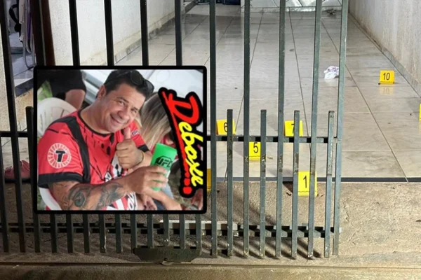 Imagem colorida mostra empresário Adriano Rogério Cavalheiro Campos morto a tiros no interior do Mato Grosso - Metrópoles