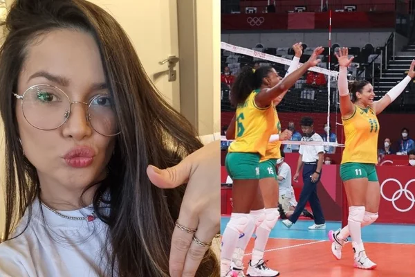 Juliette Freire e time de volei do brasil