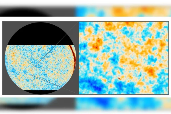 Imagem colorida da primeira luz do Universo - Metrópoles