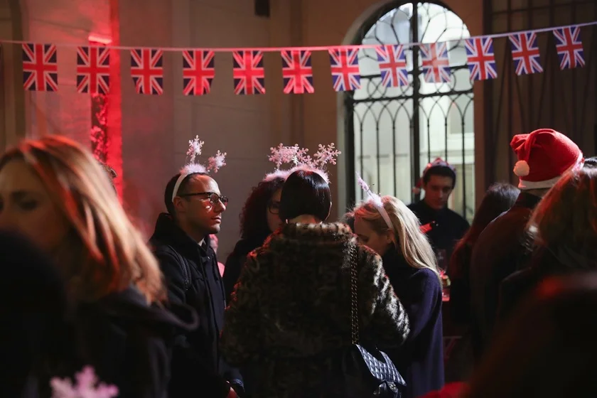 Festa das luzes de Natal da estilista Stella McCartney em Milão, Itália Festa das luzes de Natal da estilista Stella McCartney em Milão, Itália