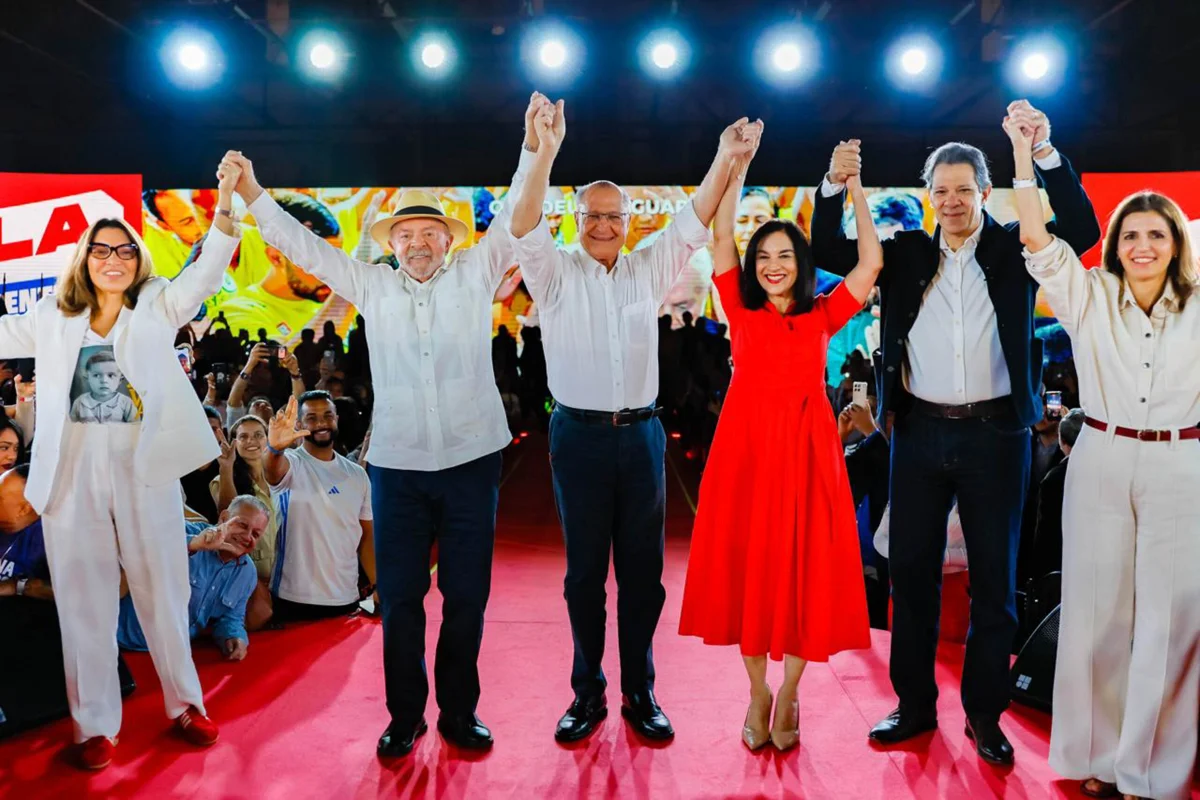 O presidente Lula na convenção do PT em SP que confirmou sua candidatura à reeleição O presidente Lula na convenção do PT em SP que confirmou sua candidatura à reeleição