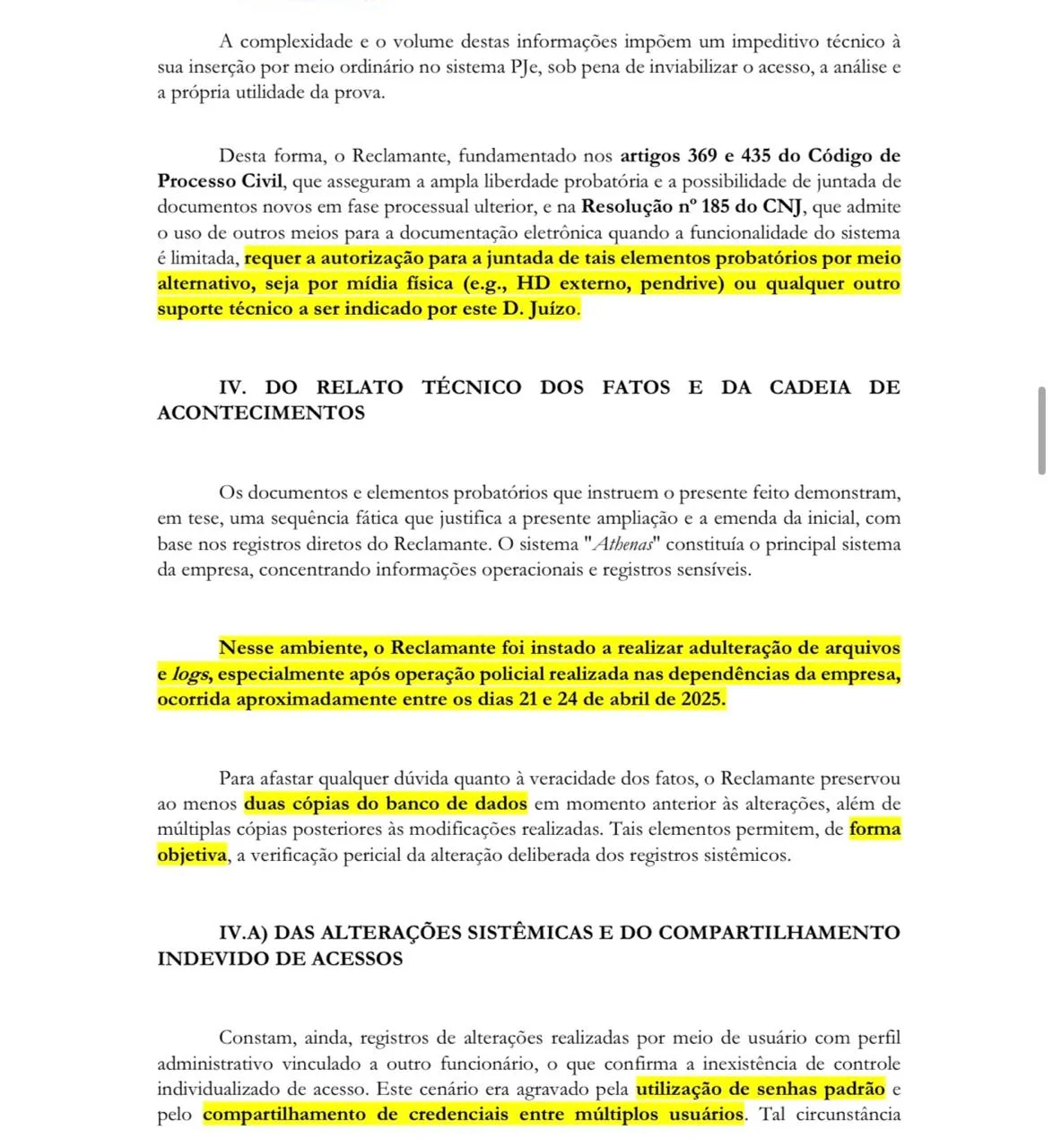 Adulteração após operação da PF Adulteração após operação da PF
