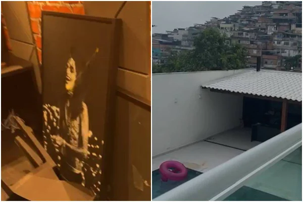 Mansão de traficante do CV preso em megaoperação tinha quadro do Oruam