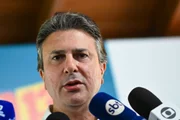 Camilo Santana em coletiva à imprensa neste sábado Camilo Santana em coletiva à imprensa neste sábado