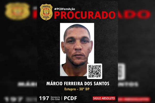 Foragido do saidão rende mulheres e estupra vítimas em carro no DF
