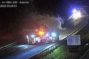 Rodoanel: acidente causa incêndio em carretas, interdição e engarrafamento - imagem 4 Rodoanel: acidente causa incêndio em carretas, interdição e engarrafamento - imagem 4