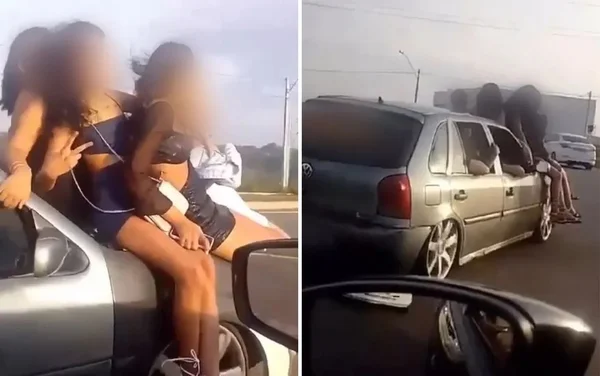 imagem colorida mulheres capo carro goias