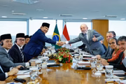 Lula recebeu o presidente da Indonésia nesta quarta-feira (9/7)