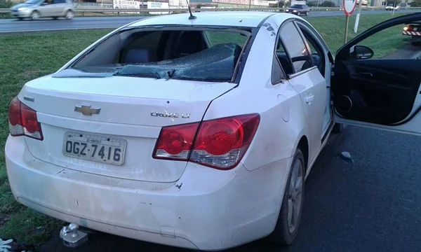 Durante perseguição, PRF troca tiros com criminosos no Entorno do DF