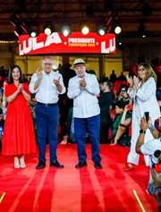 O presidente Lula na convenção do PT em SP que confirmou sua candidatura à reeleição O presidente Lula na convenção do PT em SP que confirmou sua candidatura à reeleição