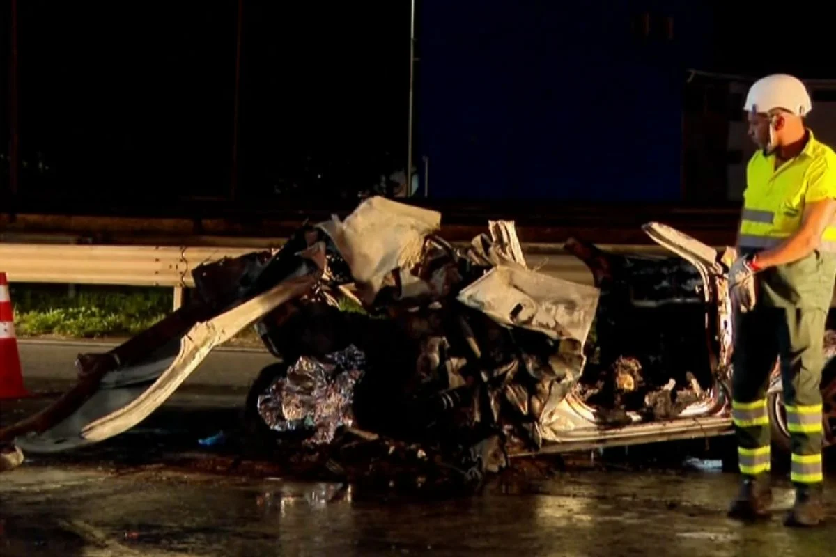 Acidente na Castello Branco deixa 3 mortos após carro pegar fogo