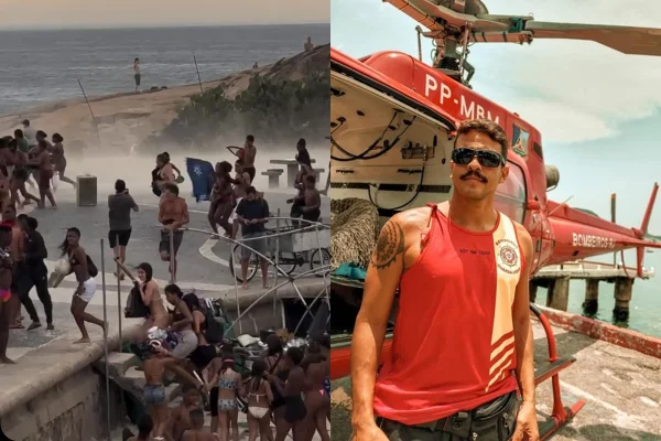 Bombeiro “previu” ventania que atingiu o Rio de Janeiro. Veja vídeo