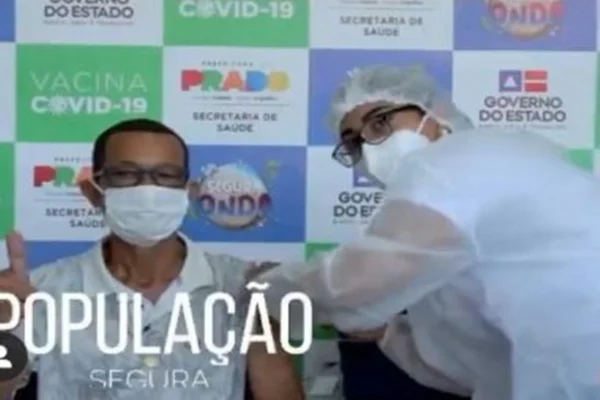 BA: chefe de gabinete que furou fila da vacinação é motorista de ambulância