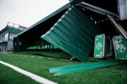 Juventude posta destruição no estádio e CT causados por temporal no RS - imagem 5