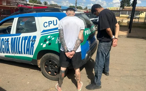 imagem colorida suspeitos de assalta secretaria de estado de GO