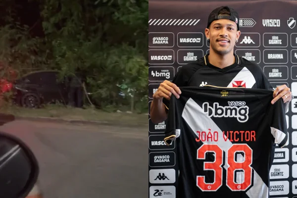 Zagueiro do Vasco, João Victor sofre acidente de carro - Metrópoles