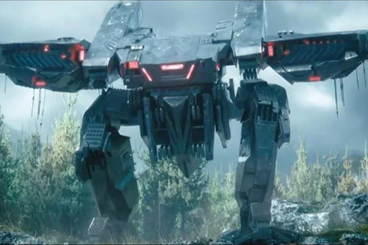 Cena de Máquina de Guerra, filme mais visto da Netflix em 2026 Cena de Máquina de Guerra, filme mais visto da Netflix em 2026