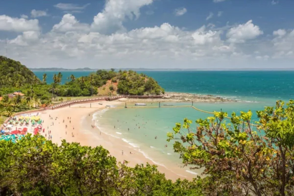 Ponta de Nossa Senhora de Guadalupe vista de cima