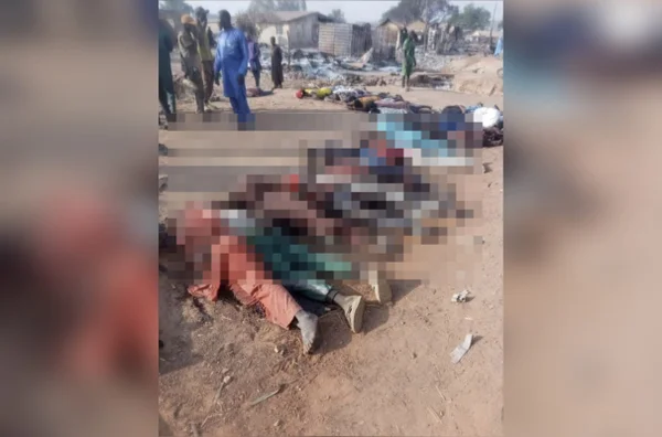 imagem colorida massacre nigeria