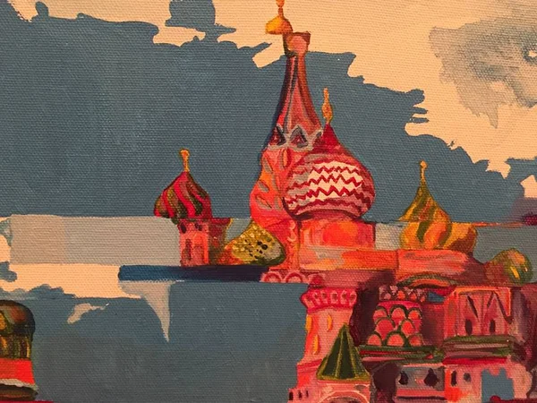 A pintura de Marcela Cantuária, entre a utopia e o mundo real