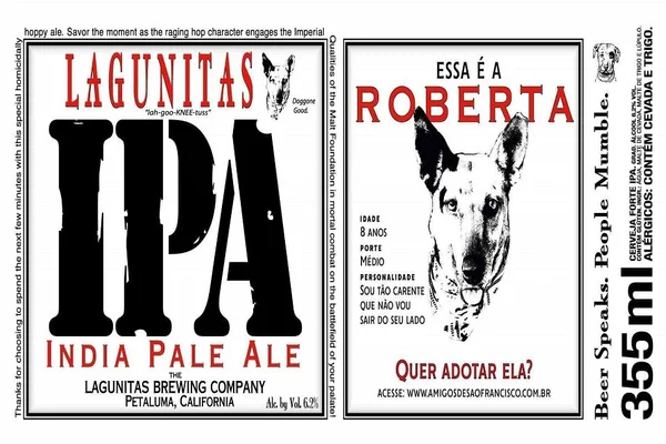 Cervejaria coloca cães abandonados em rótulos para incentivar a adoção