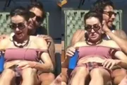Michelle Bastos e Shia Phoenix trocam intimidades na piscina em A Fazenda Michelle Bastos e Shia Phoenix trocam intimidades na piscina em A Fazenda