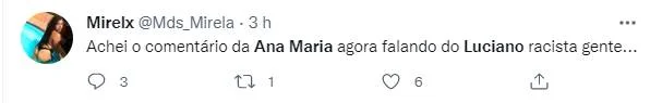 Web acusa Ana Maria Braga de racismo contra Luciano Estevan Web acusa Ana Maria Braga de racismo contra Luciano Estevan