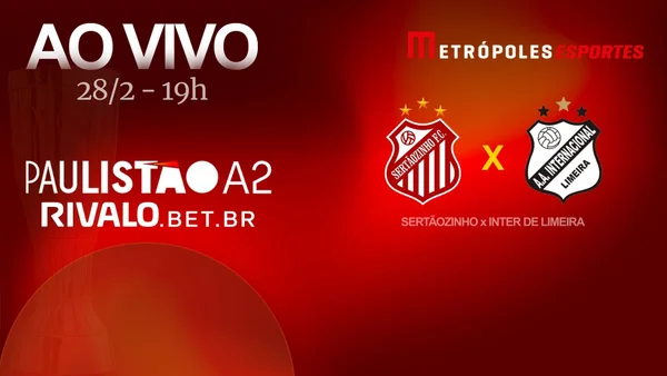 Paulistão A2 2026: assista a Sertãozinho x Inter de Limeira ao vivo