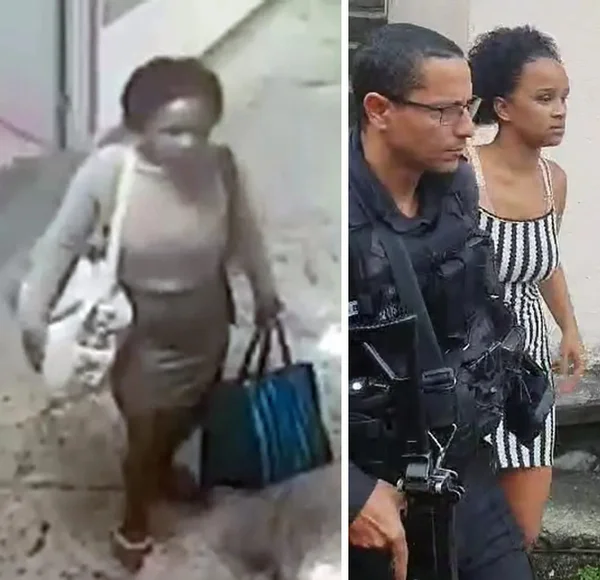 Jovem presa por levar bebê