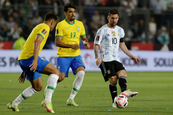 Argentina x Brasil Paquetá e Messi