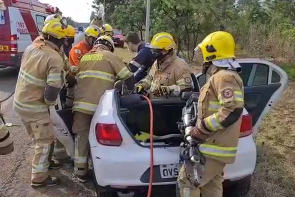 Acidente de trânsito no DF
