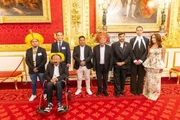 Personalidades e lideranças indígenas no Palácio de St. James, em Londres
