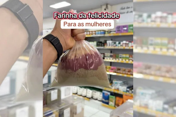 foto colorida de farinha da felicidade