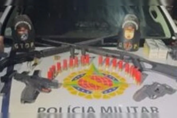 Veja as armas apreendidas com CAC morto em tiroteio com PMs no Guará