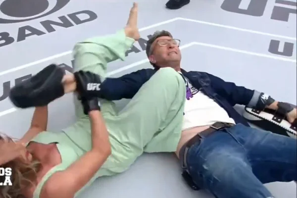 Neto luta MMA e leva “chave de braço” de Ana Paula Minerato; assista