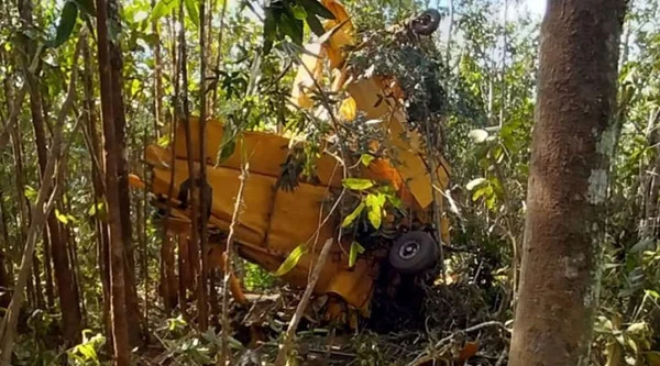 Piloto de 60 anos sobrevive após avião agrícola cair em fazenda no MT