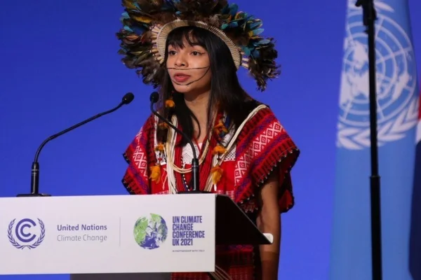 jovem indígena comitê onu mudança climática