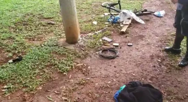 Dupla é presa após tentar roubar fios de cobre de poste na Funarte