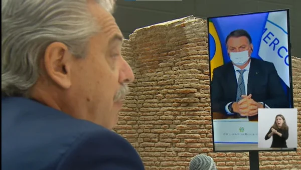 Fernández e Bolsonaro